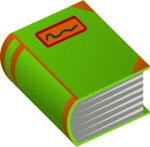 En grønn bok.